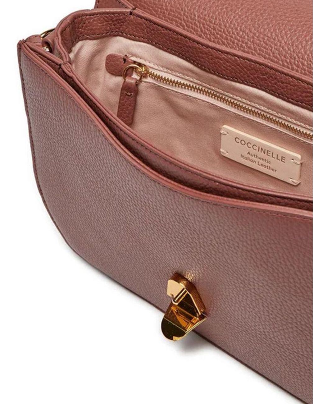 Coccinelle White Crossbody Bag Cowhide Crossbody-Bags