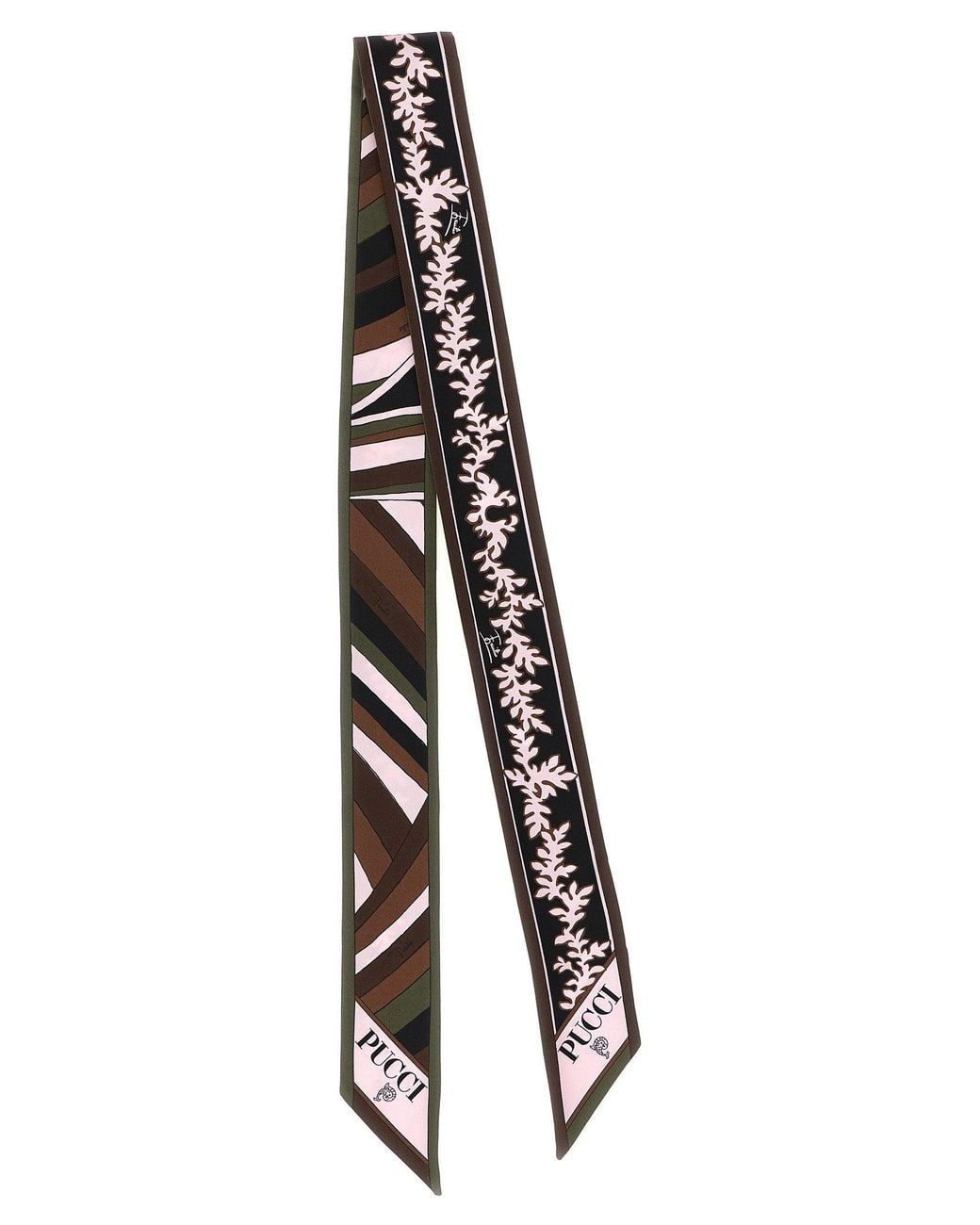 Emilio Pucci White Emilio 'Selva' And 'Iride' Scarves