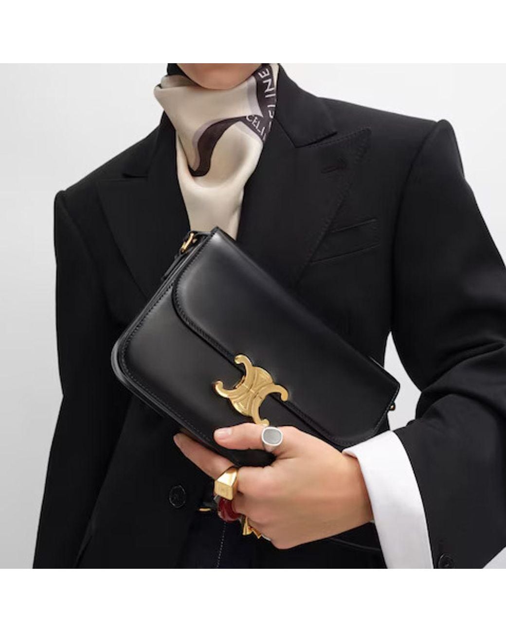 Céline Black Celine E25 Shoulder Bag