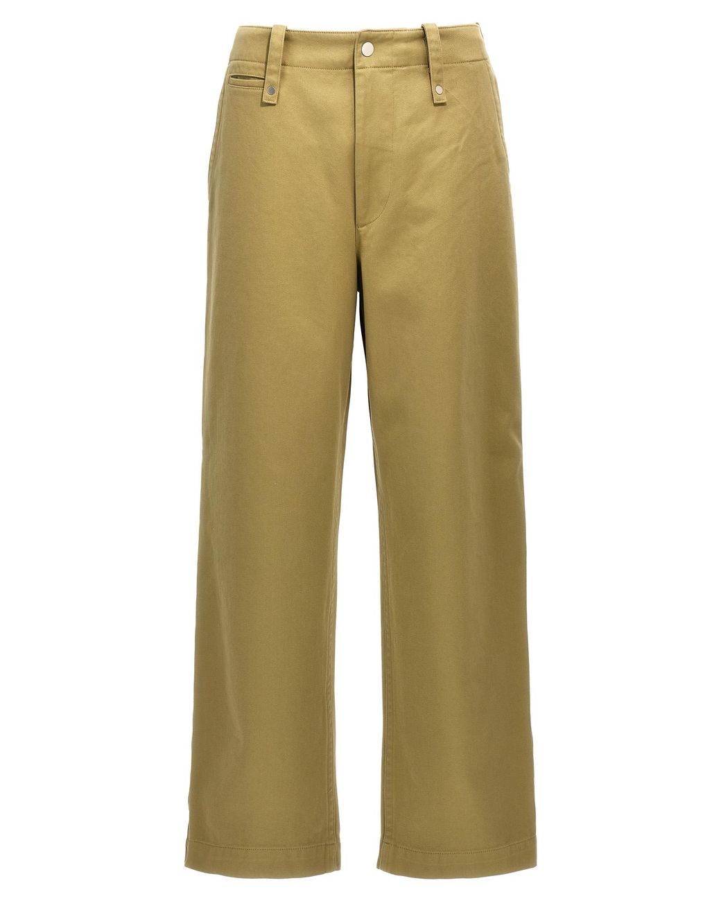 Burberry Natural Flat Front Pant for men