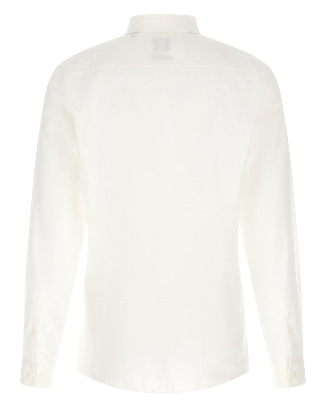 Boss White Stretch Cotton Shirt