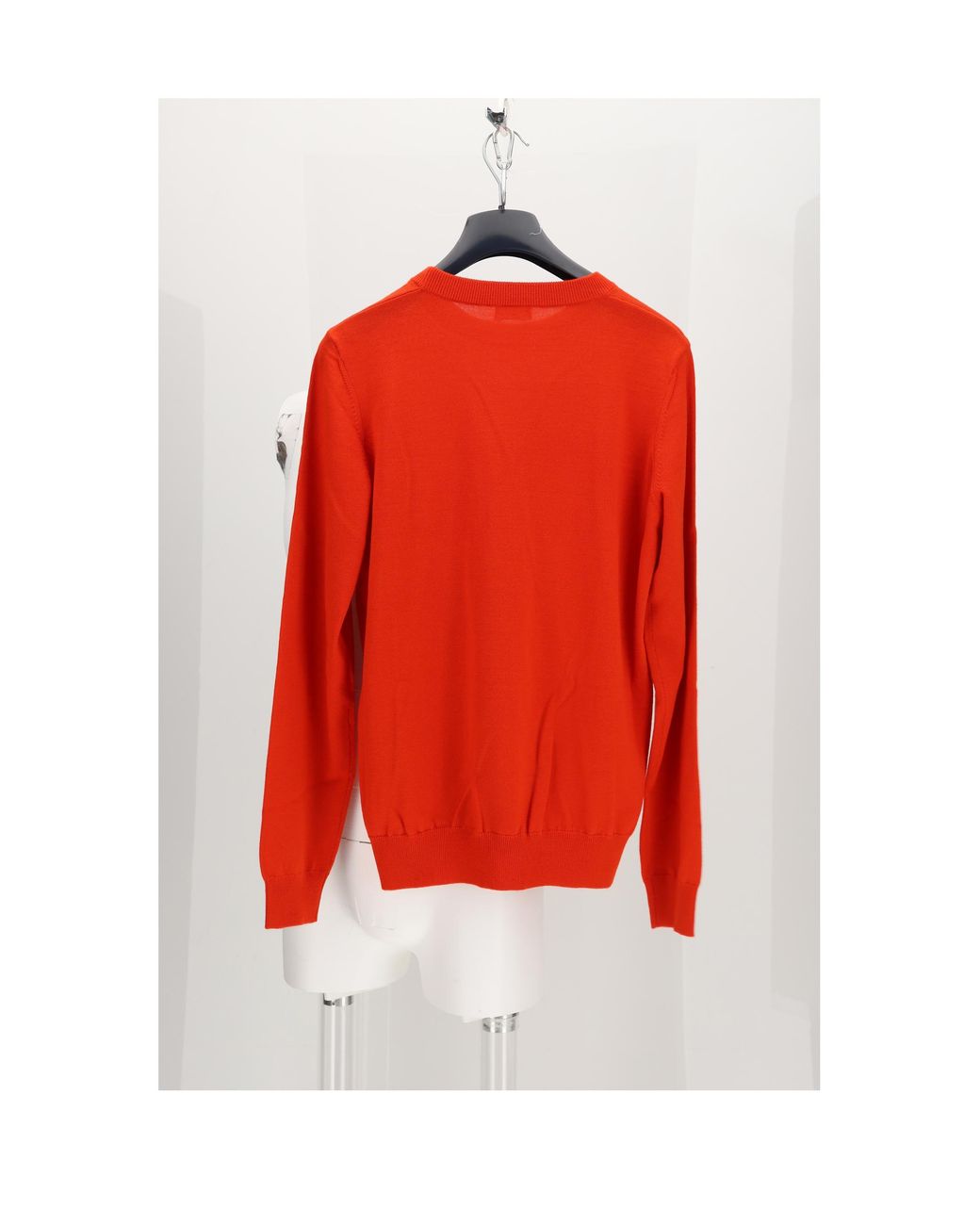 Céline Red Crewneck Sweater Fleece Wool (Ovis Aries) for men