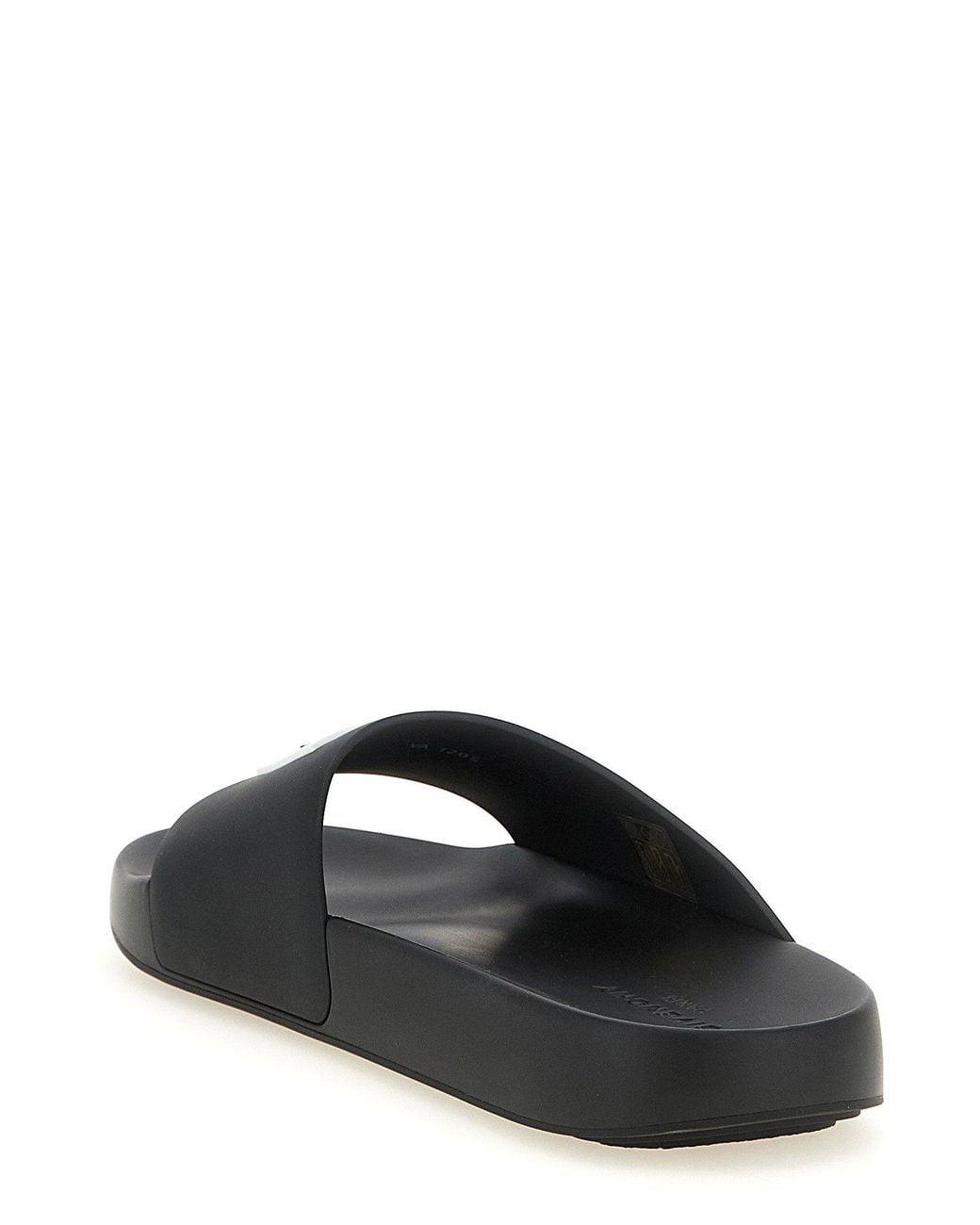 Givenchy Black Label Logo Rubber Slide