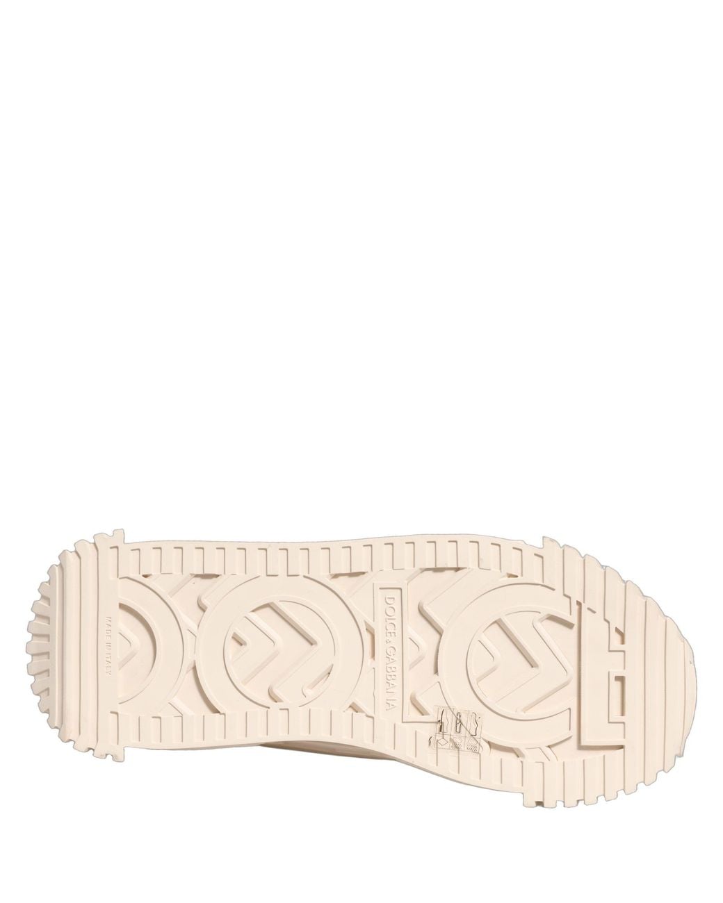 Dolce & Gabbana Natural Lace Ns1 Low Top Sneaker Sports Shoes
