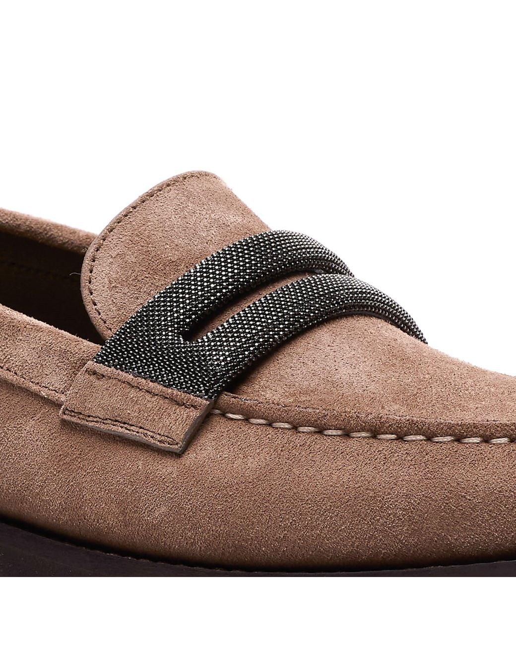 Brunello Cucinelli Black Flat Shoes