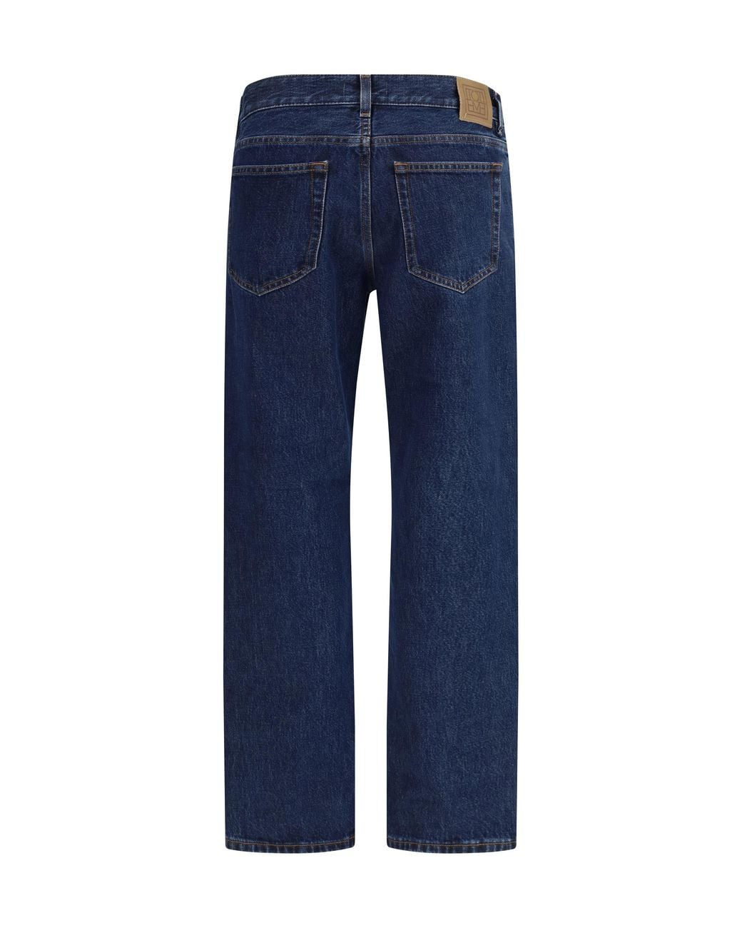 Totême Blue Jeans Low Straight Cotton