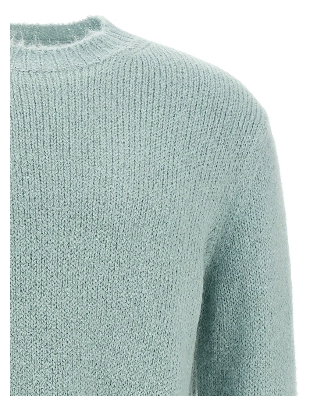 Jil Sander Green Alpaca Wool Blend Sweater