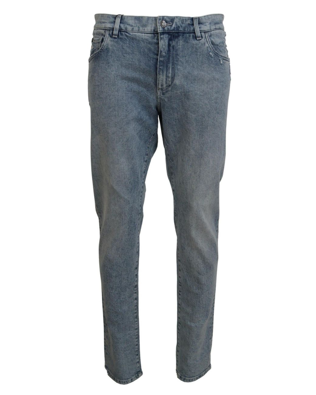 Dolce & Gabbana Black Wash Slim Fit Cotton Denim Jeans Clothing for men