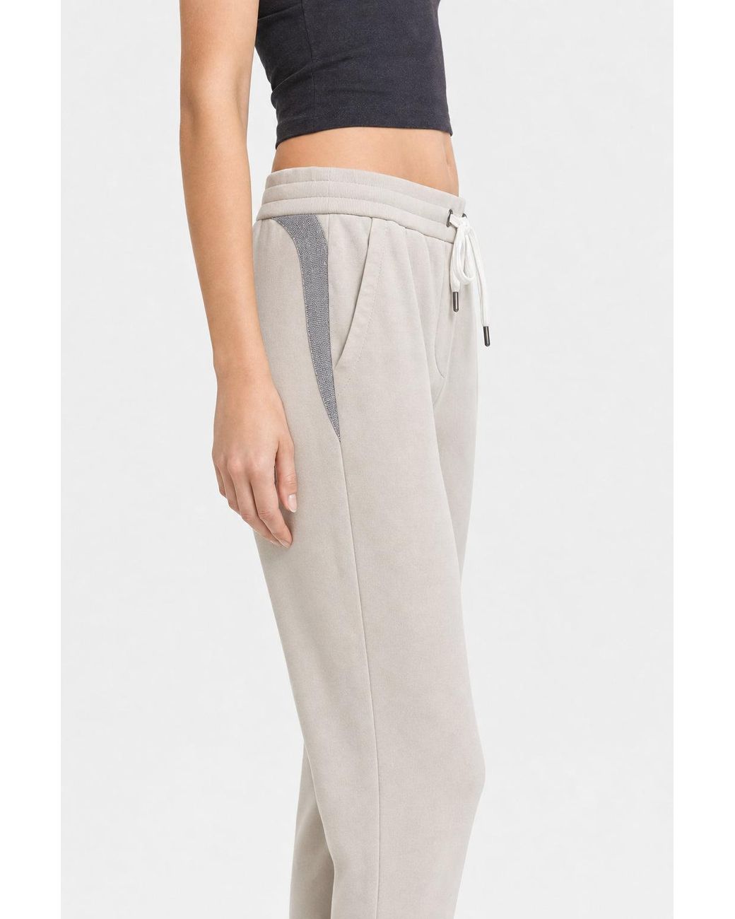 Brunello Cucinelli Multicolor Light Cotton Trousers