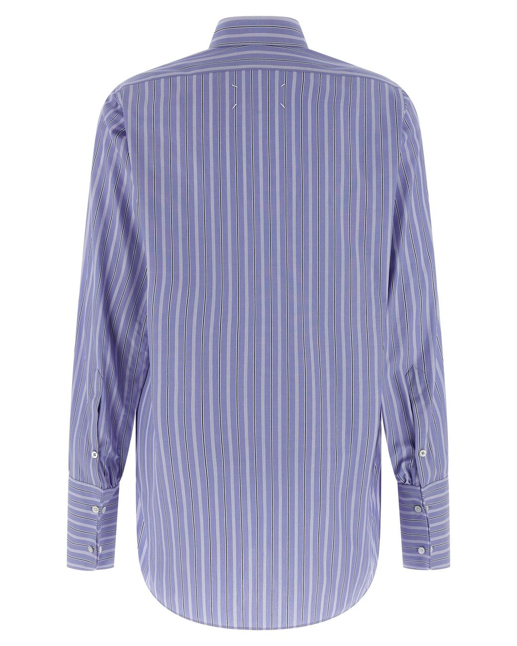 Maison Margiela Blue Cotton Blouse