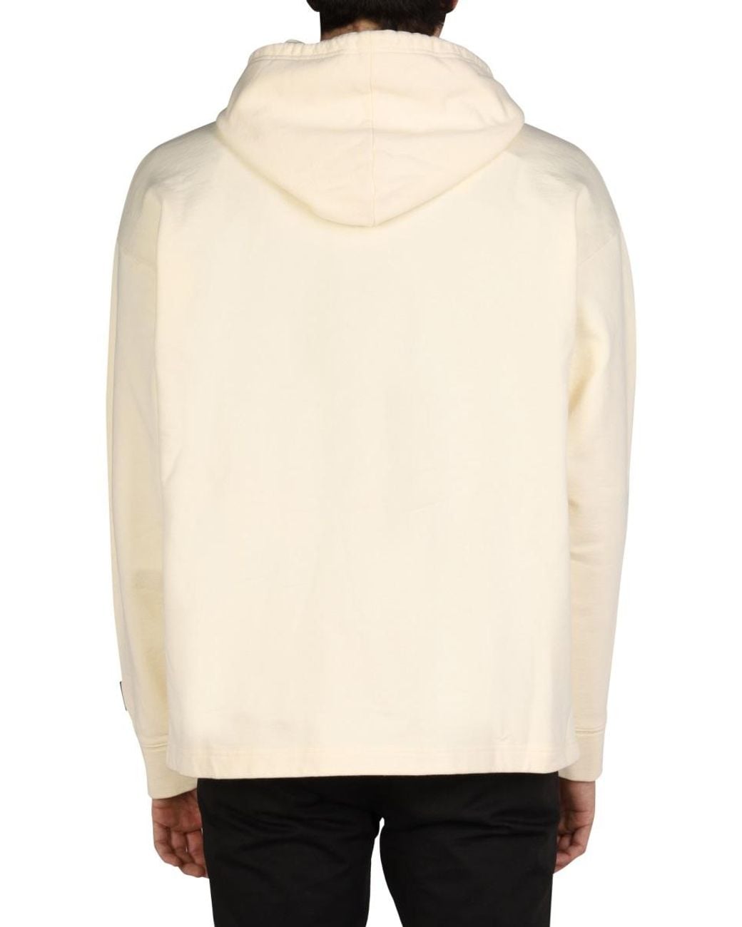 Tatras Natural Tatras Logo Print Cotton Sweatshirt for men