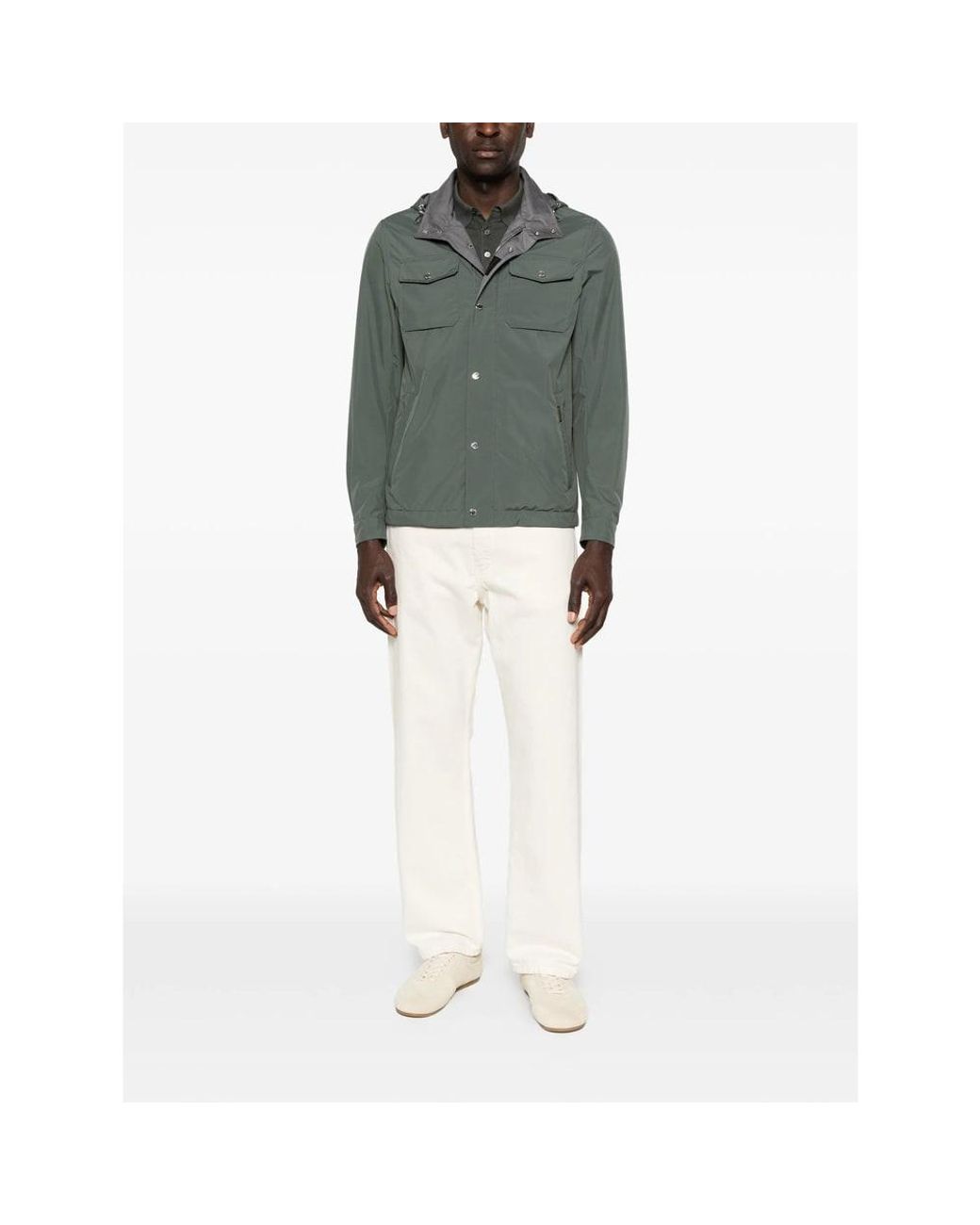 Moorer Gray Outerwear for men