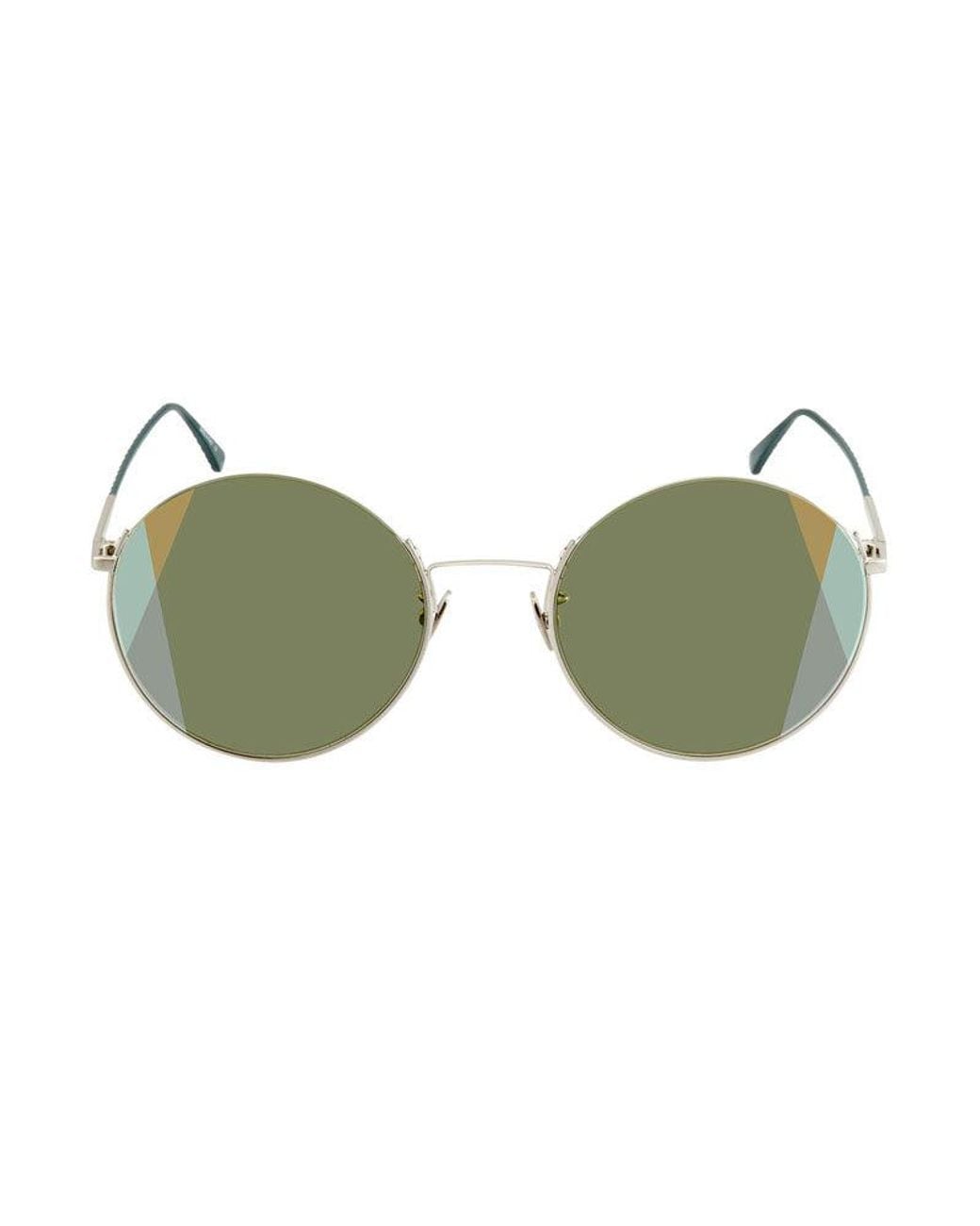 Bottega Veneta Green Sunglasses Round Full Rim, Frame And Lens Bv0246S004
