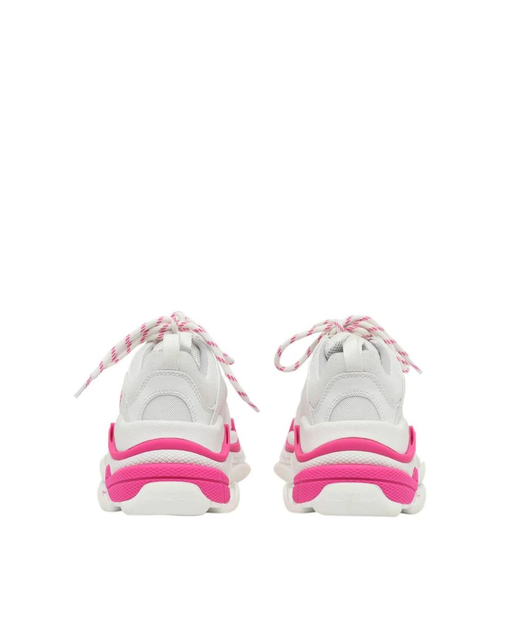 Balenciaga Pink Triple S Logo Sneakers Shoes for men