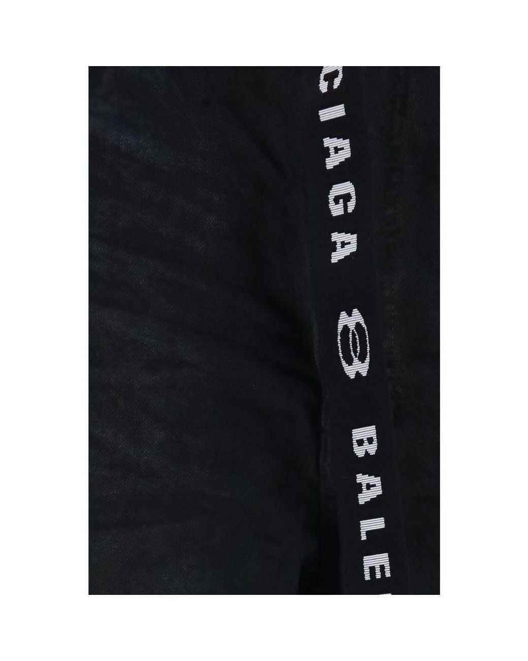 Balenciaga Blue Black Cotton Bermuda Shorts for men