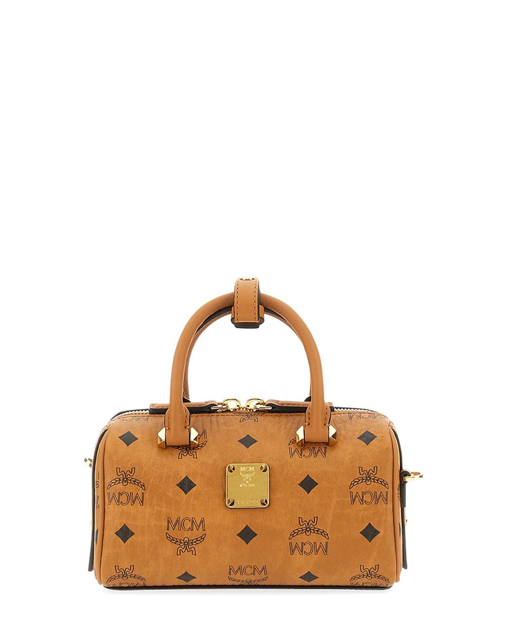 MCM Boston Mini Bag in Brown