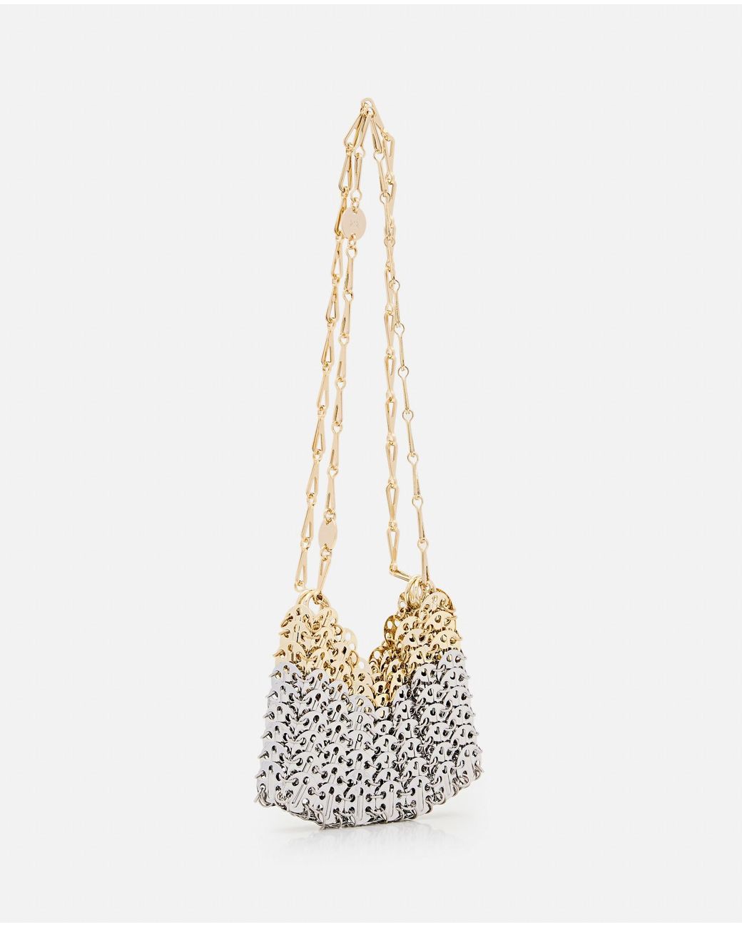 Rabanne White 1969 Nano Skyline Shoulder Bag