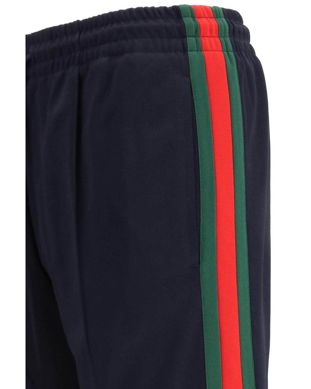 Gucci Blue Sporty Pants Technical Jersey Polyester; Cotton Trousers for men