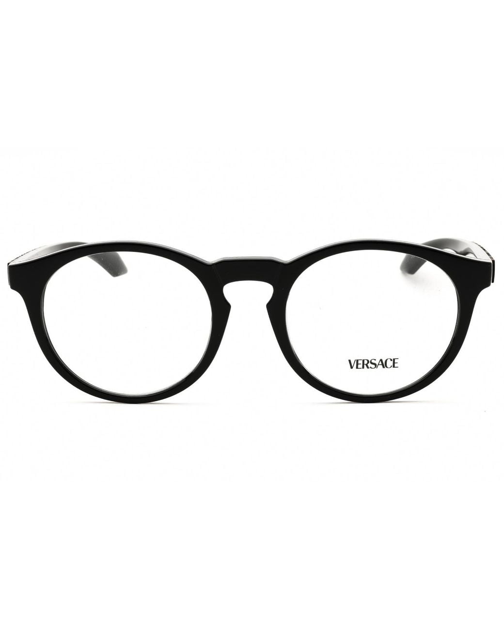 Versace Black Versace 0Ve3355U Round-Frame Eyeglasses