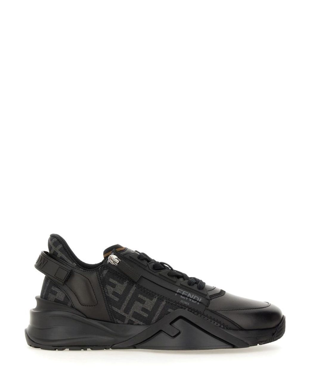 Fendi Black Fendi Flow Sneakers for men