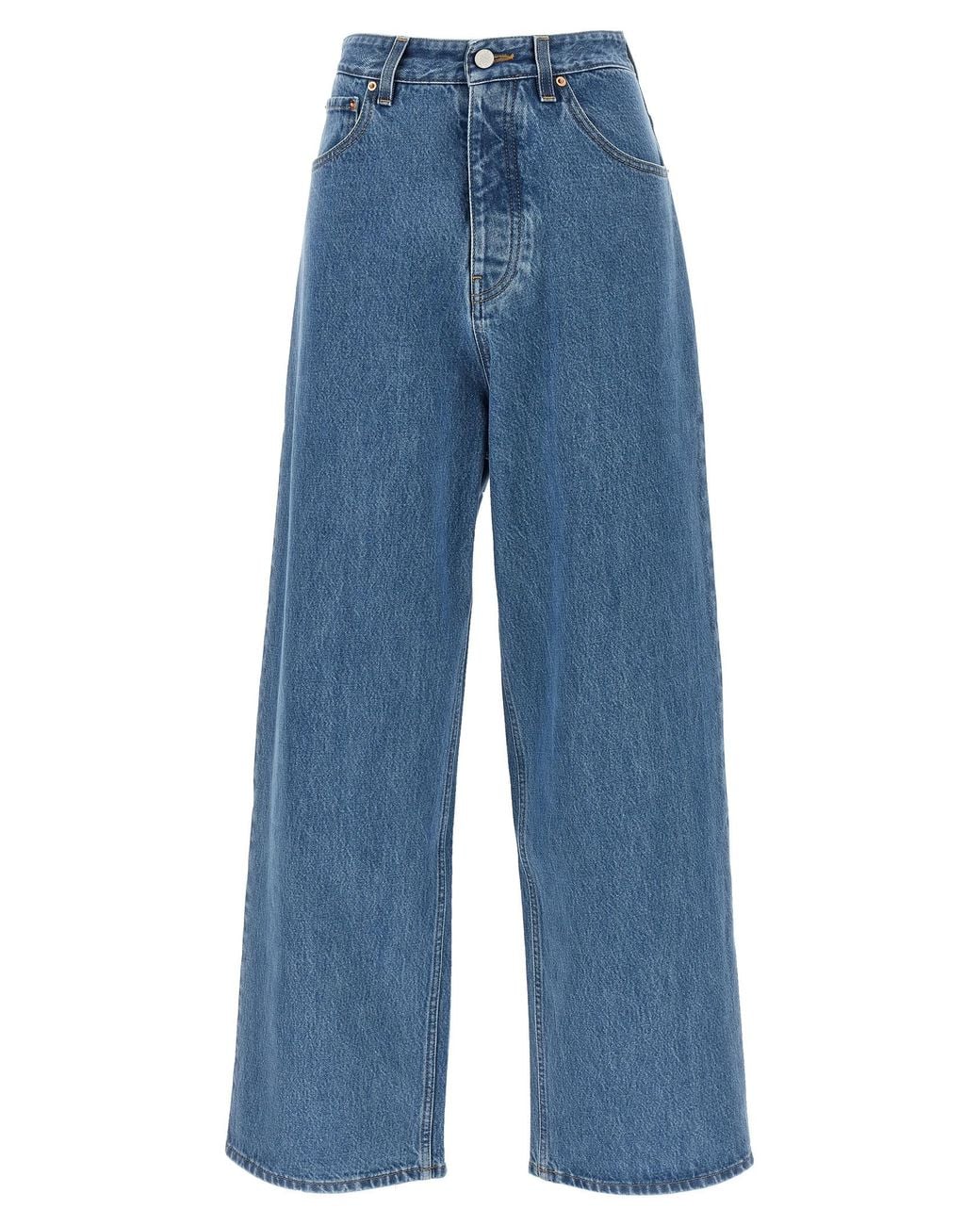Vetements Blue Baggy Jeans