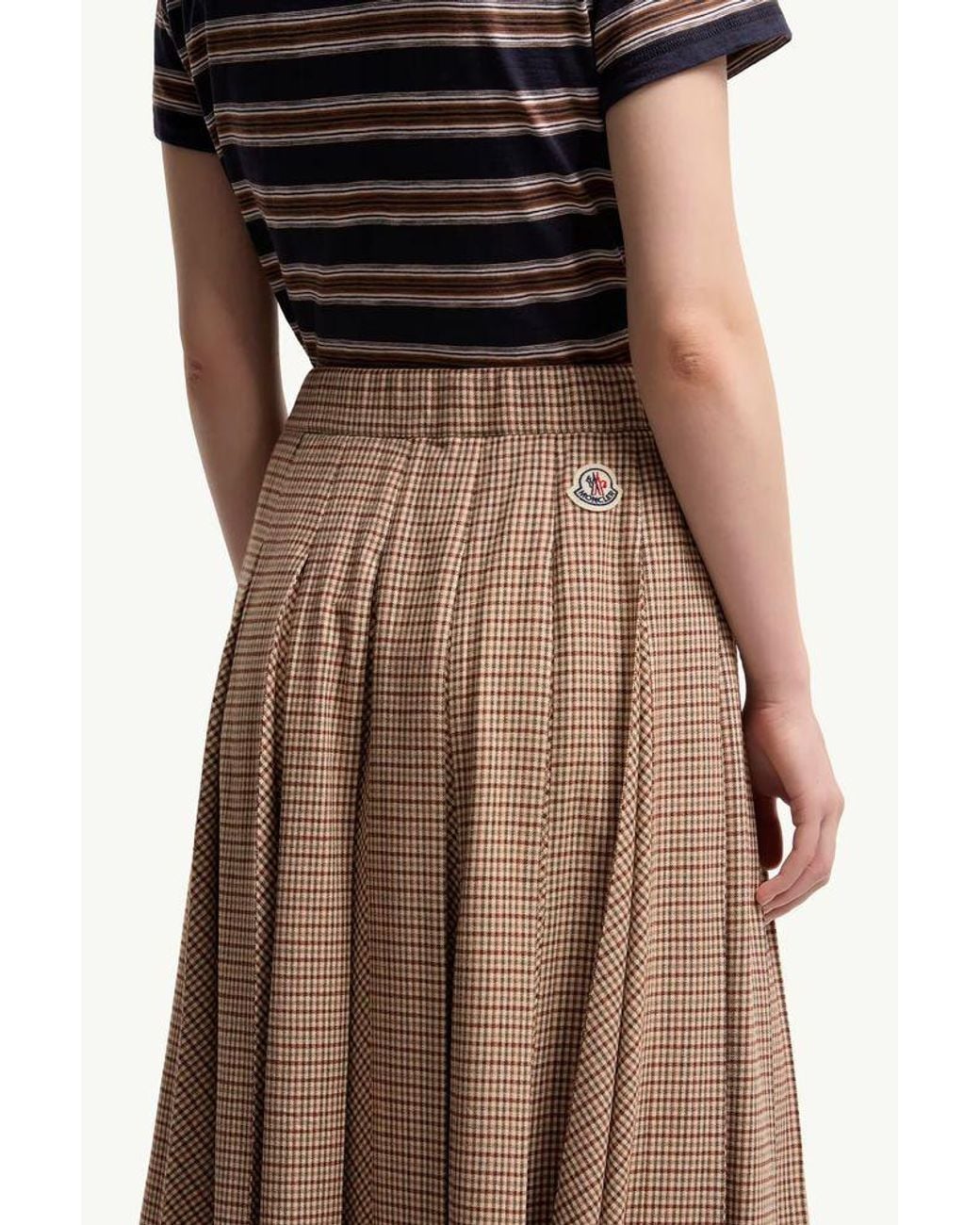 Moncler Natural Moncler H26 Skirt