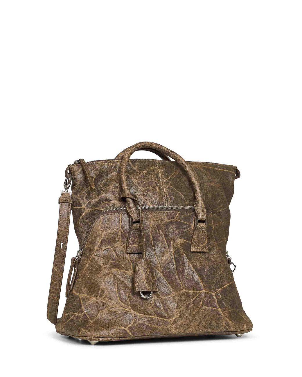 Maison Margiela Brown 5Ac Soft Medium Handbag
