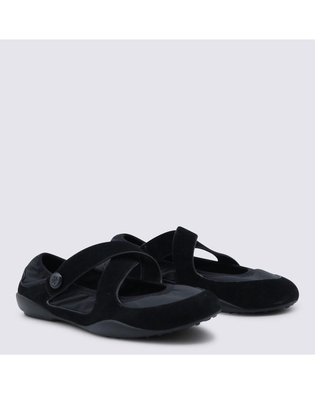 Tory Burch Black Flats