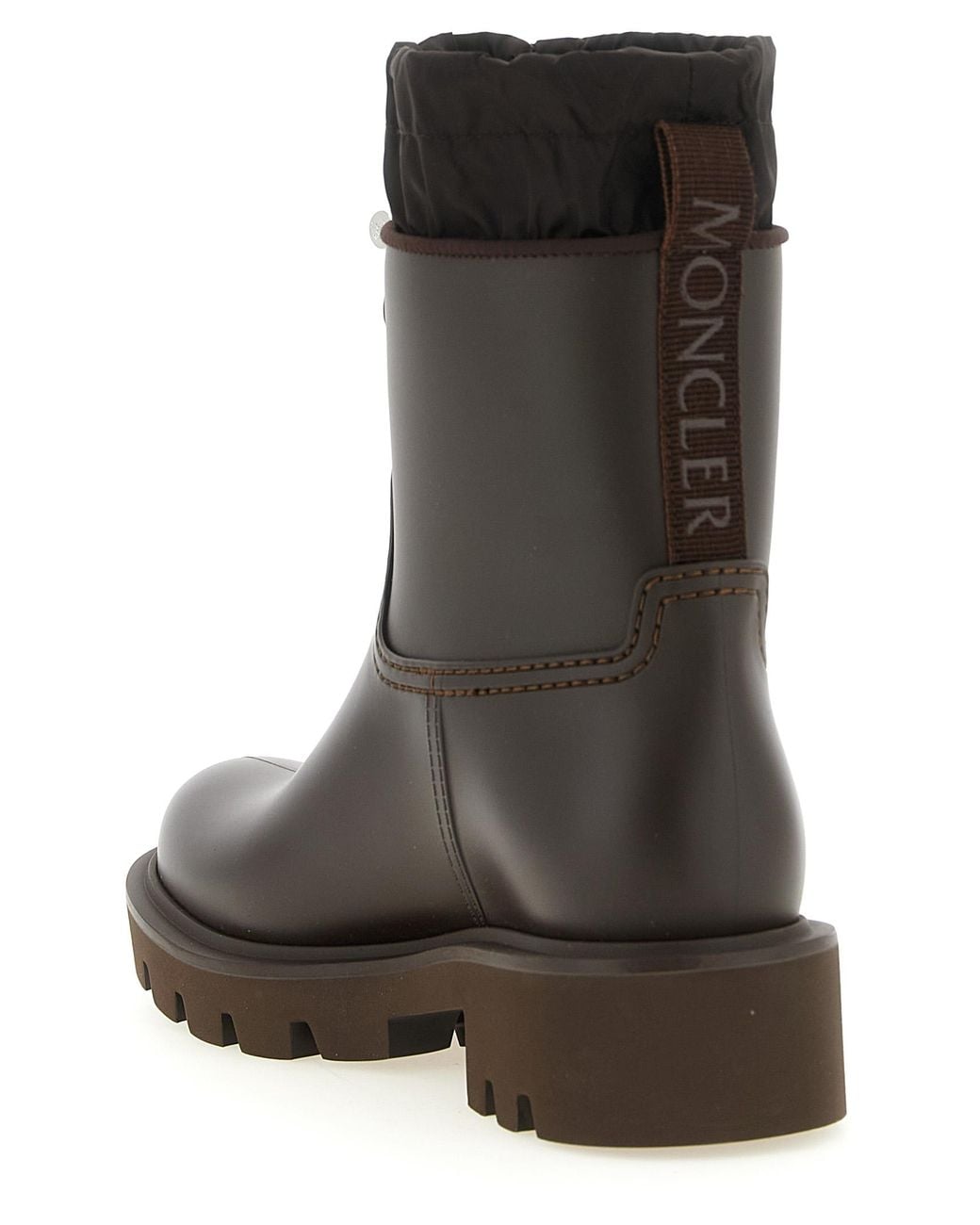 Moncler Black 'Kickstream' Rain Boots