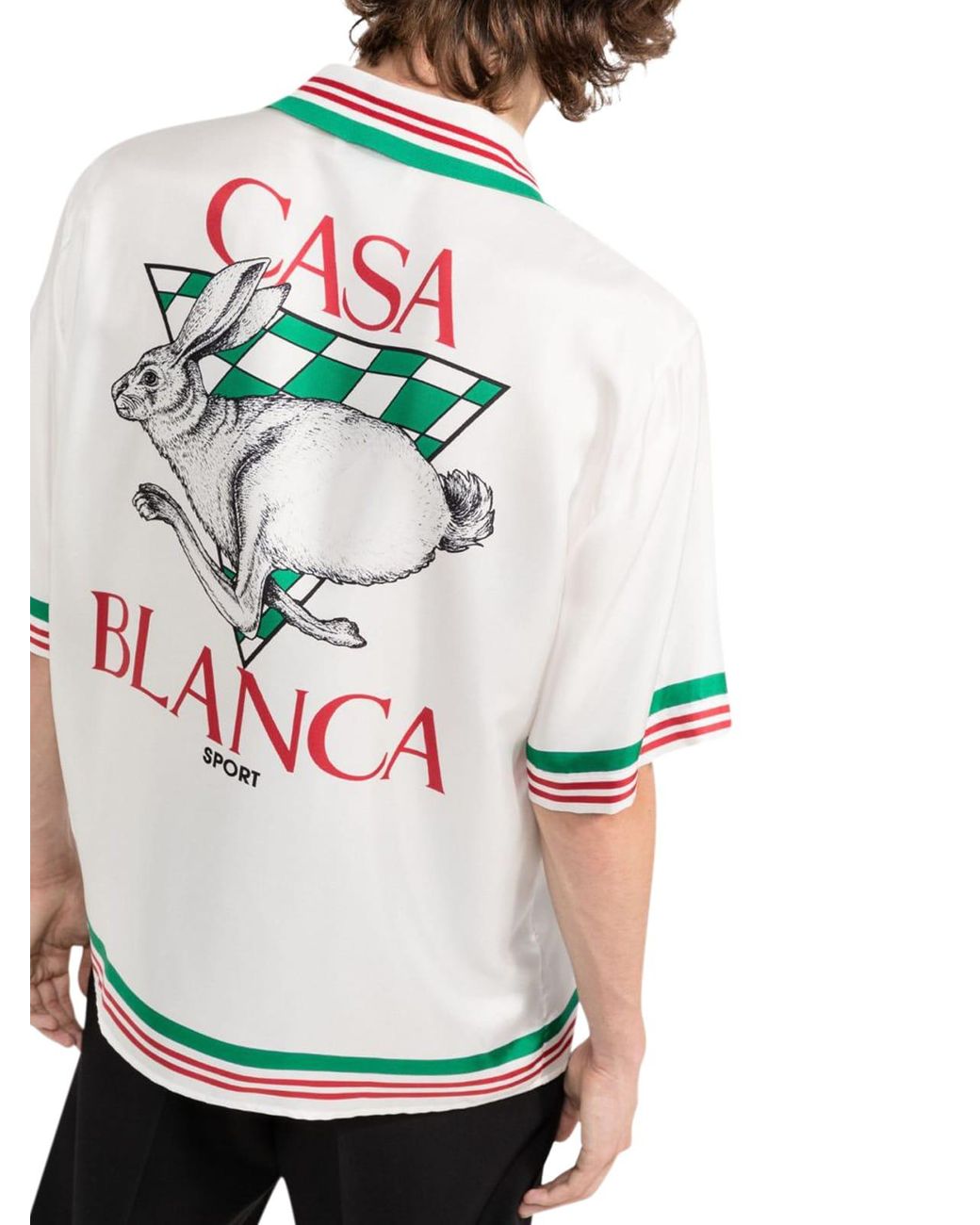 New Casablanca T-shirt Men Women Diamond Swan Letter Logo Print T Shirt  Double Yarn Cotton Fabric Short Sleeve - AliExpress