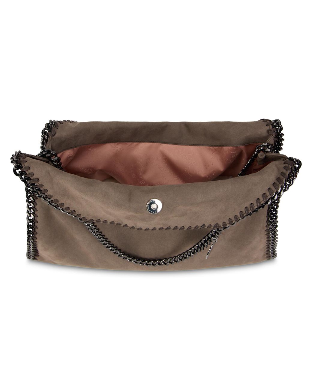 Stella McCartney Brown Stella Mccartney Chain-Trimmed Tote Bag — Taupe