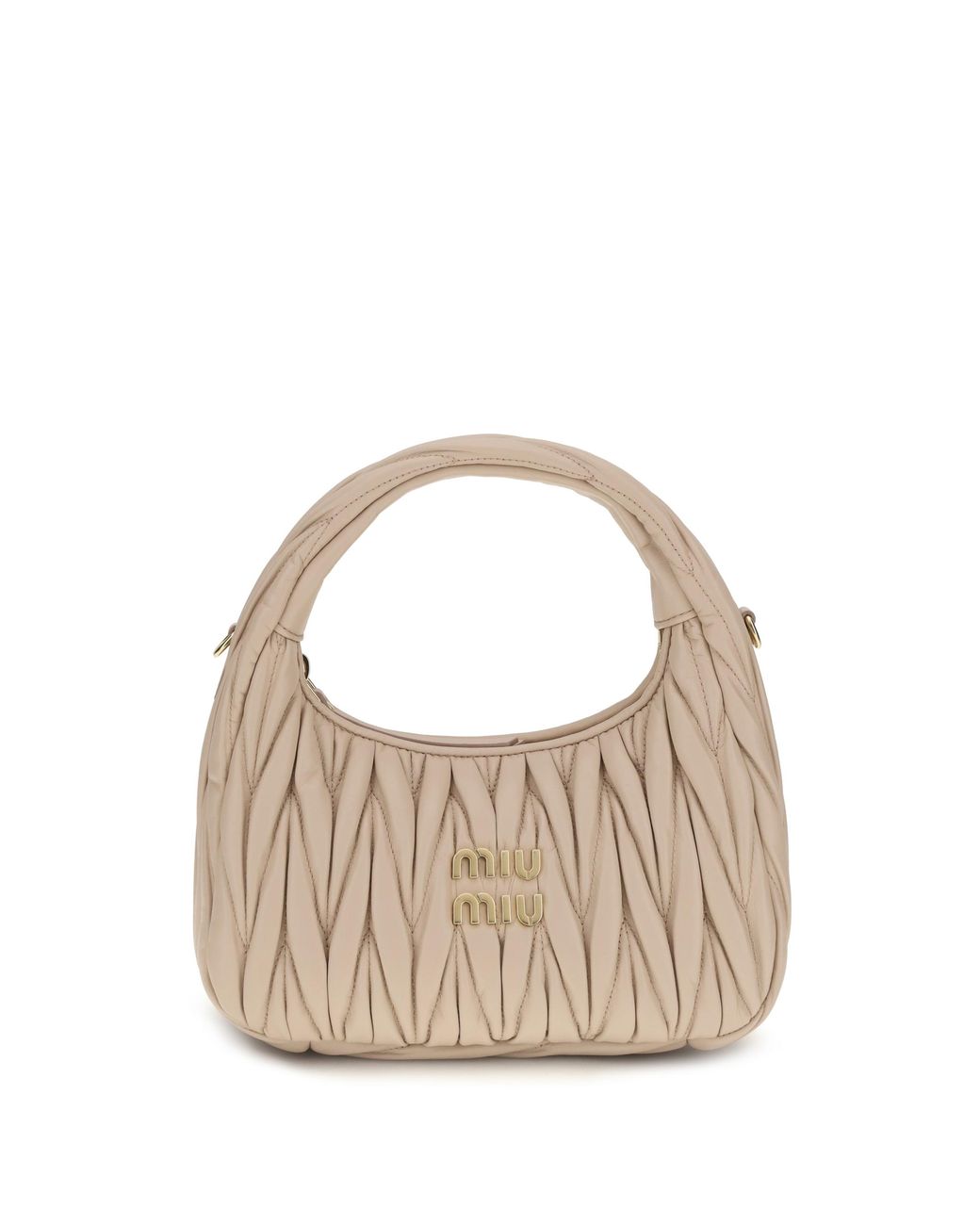 Miu Miu White Miu Miu Wander Hobo Bag