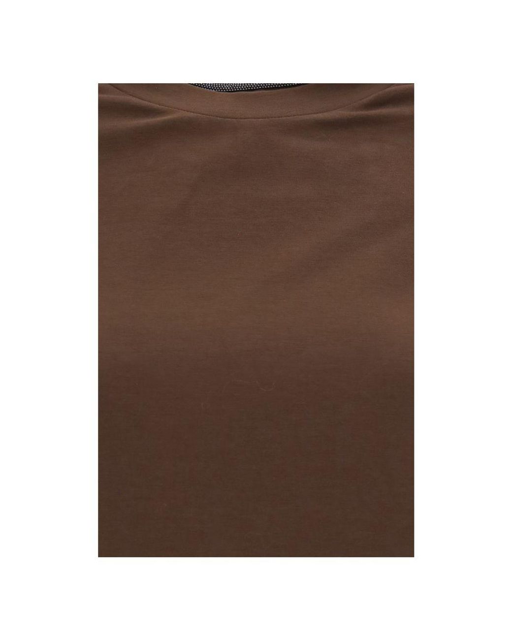 Brunello Cucinelli Brown Elastane T