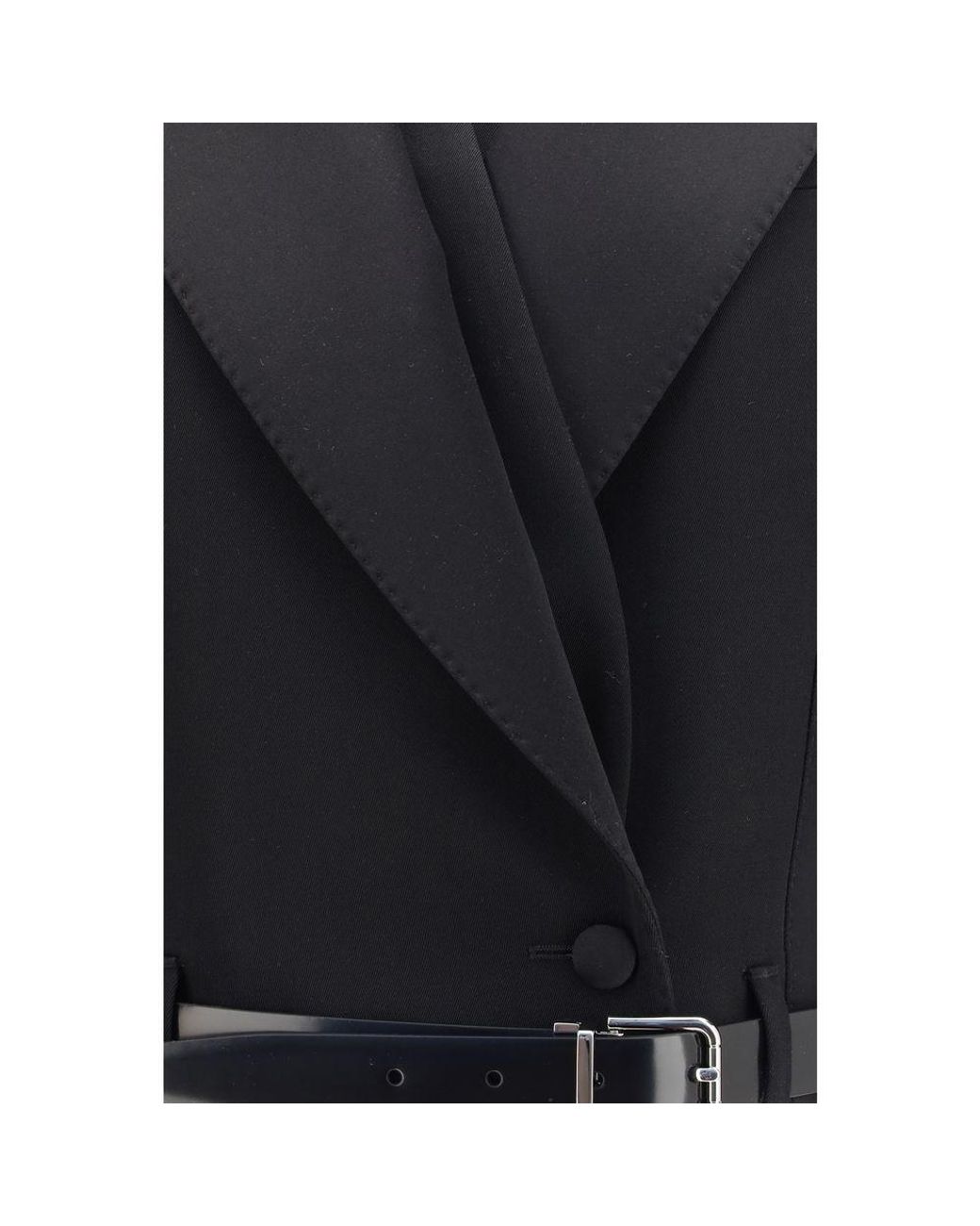 Dolce & Gabbana Black Wool Oves Aries Jacket