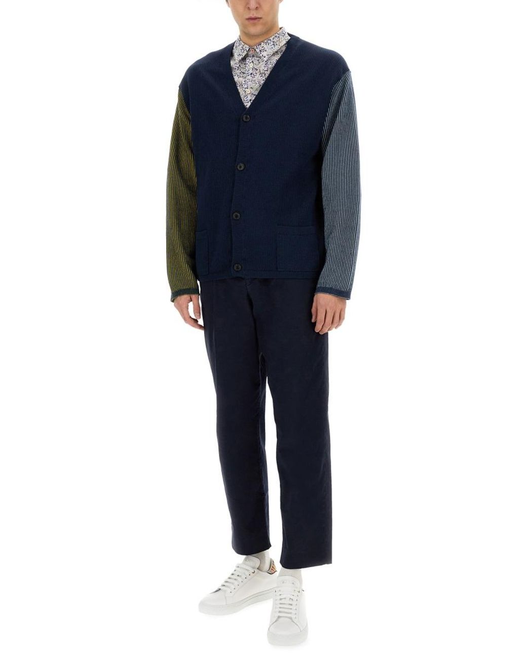 Paul Smith Blue Ps Paul Smith Cotton Trousers for men