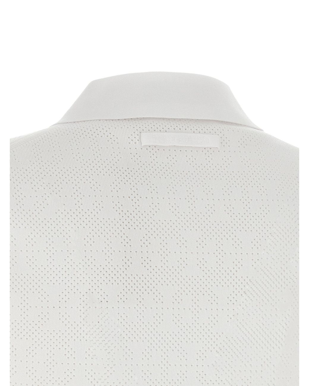 Tory Burch White Viscose Polo Shirt