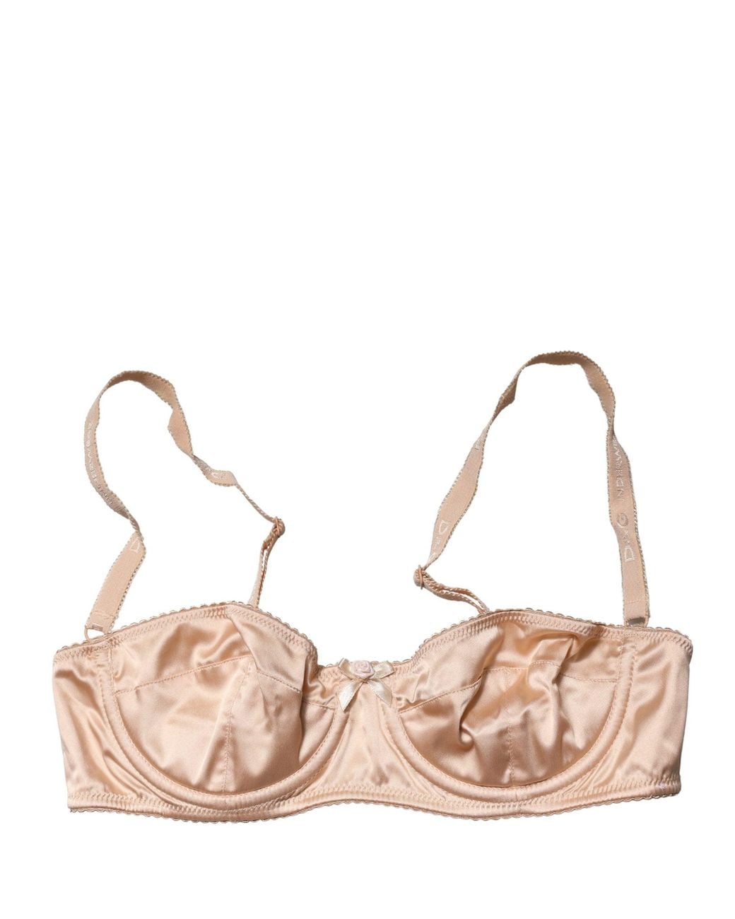 Dolce & Gabbana Natural Dolce & Gabbana Semi-Pad Underwire Balconette Bra