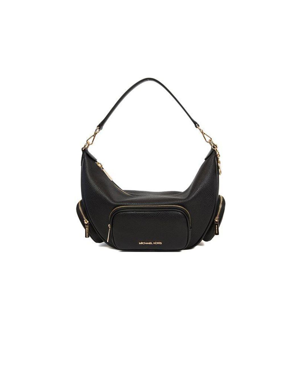 Michael Kors Black Shoulder Bag Leather Shoulder-Bags