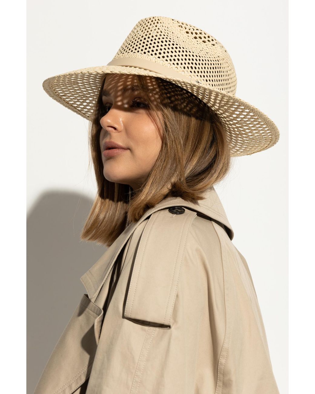 Max Mara Hat Marocco in Natural | Lyst