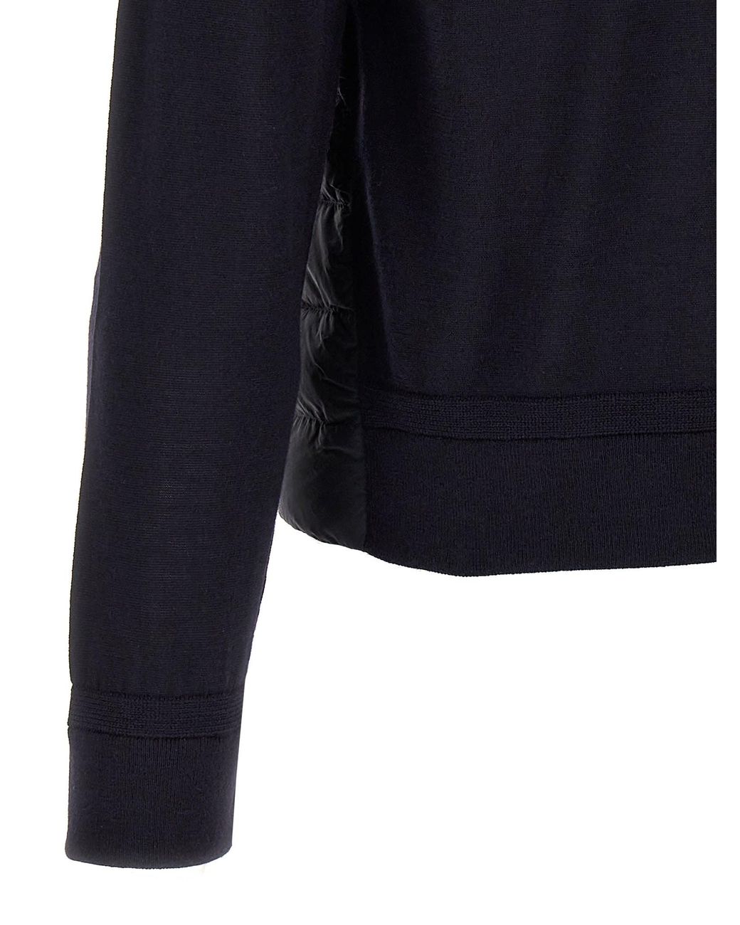 Herno Blue Combination Down Jacket for men