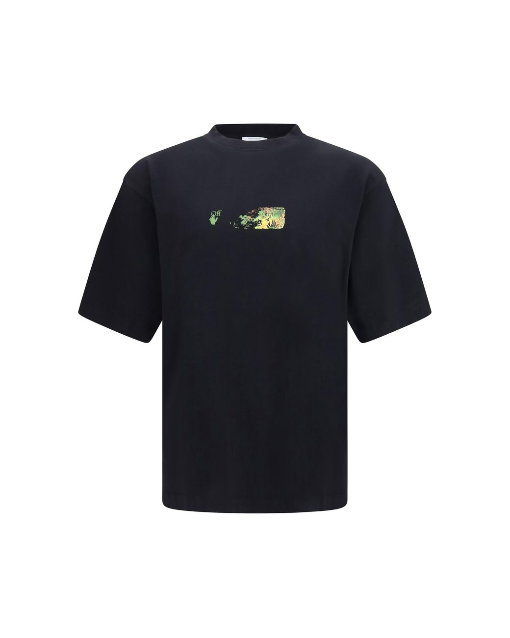 Off-White c/o Virgil Abloh Black T-Shirt Spices Arrow Cotton T-Shirts for men