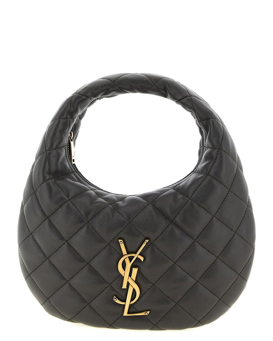 Saint Laurent Black Icarino Baby Shoulder Bag