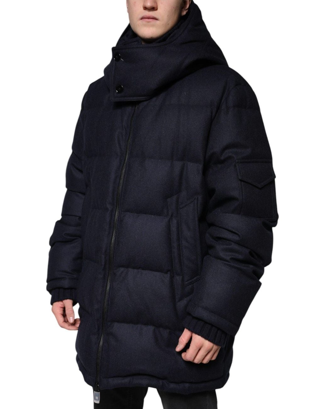Dolce & Gabbana Blue Long Sleeve Padded Jacket Model Jkt3781 for men