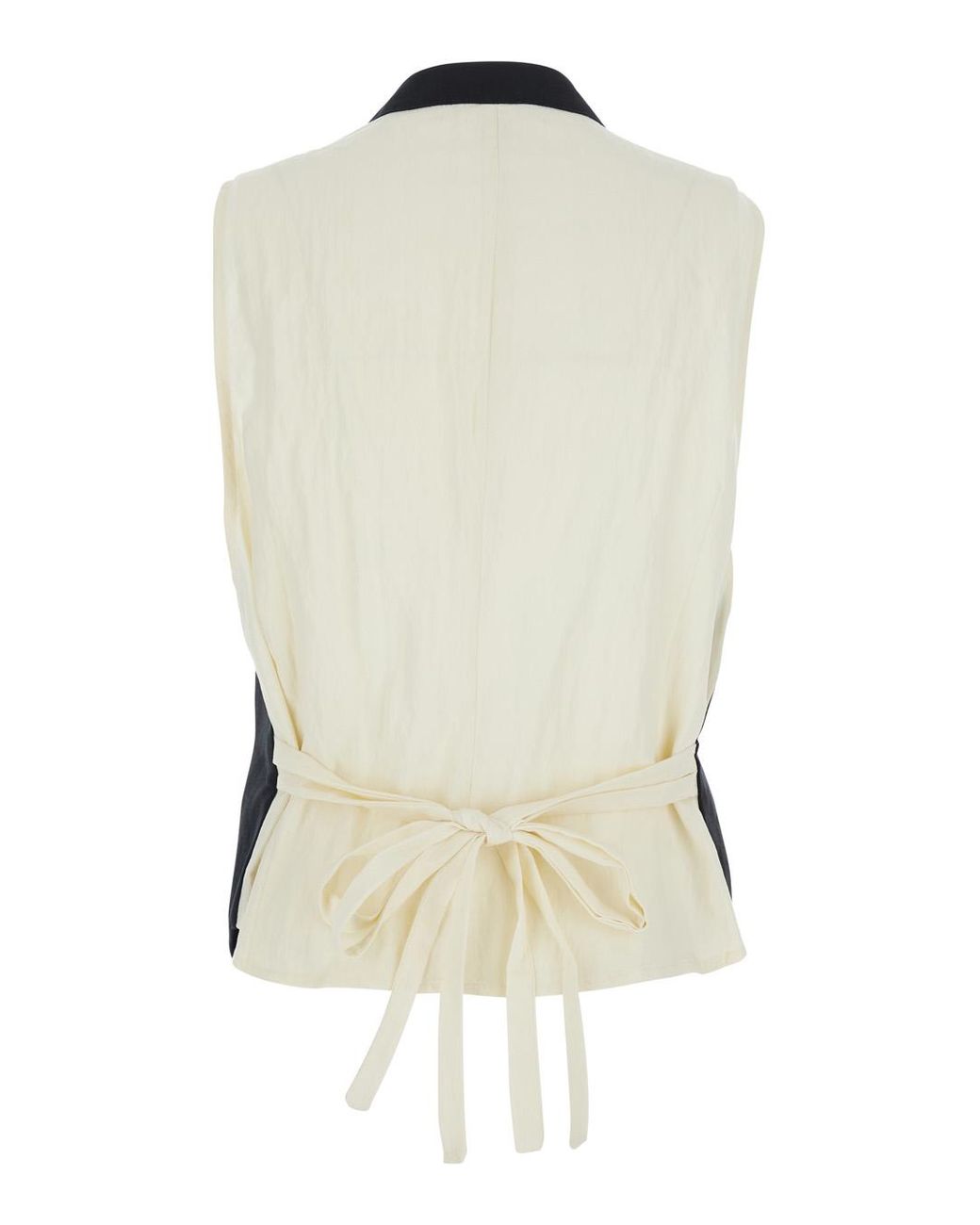 JC Sophie Black Linnea Vest Jackets With Front Zip Closure