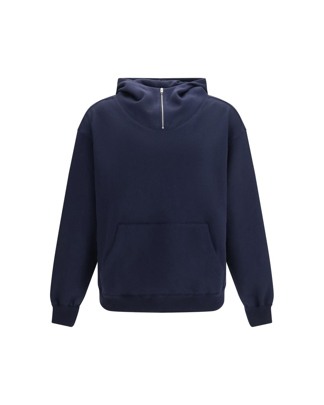 Umit Benan Blue Victory Hooded Sweatshirt Sweater for men