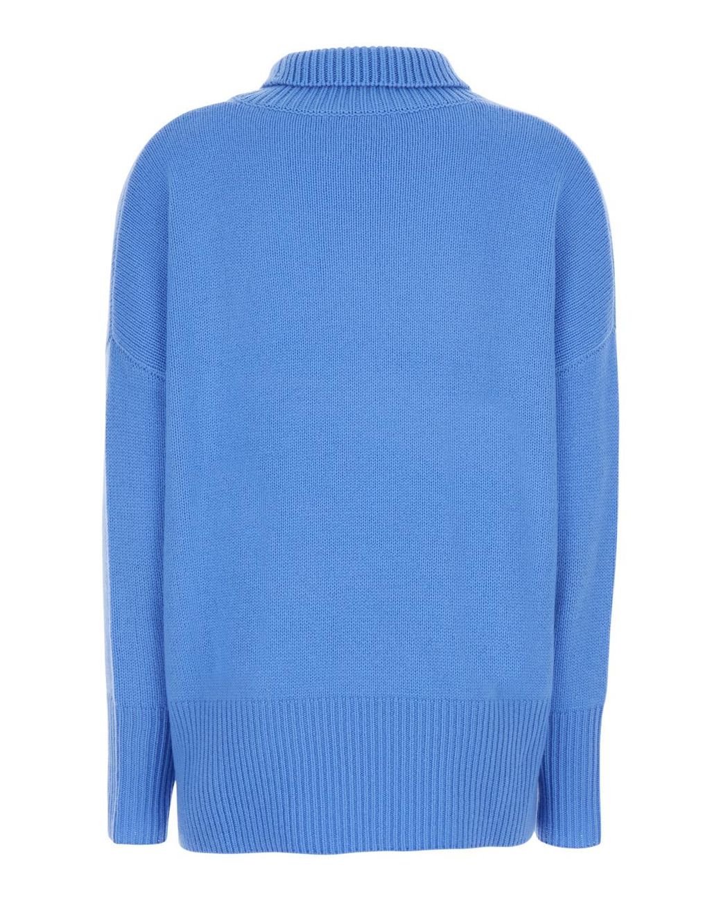 Lisa Yang Blue Sweater Heidi Cashmere Tops