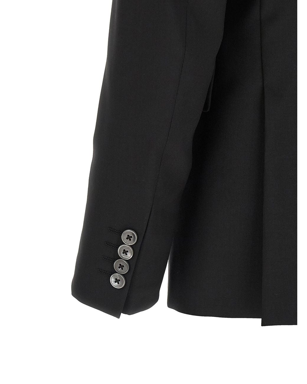 Pal Zileri Black Wool Dress for men