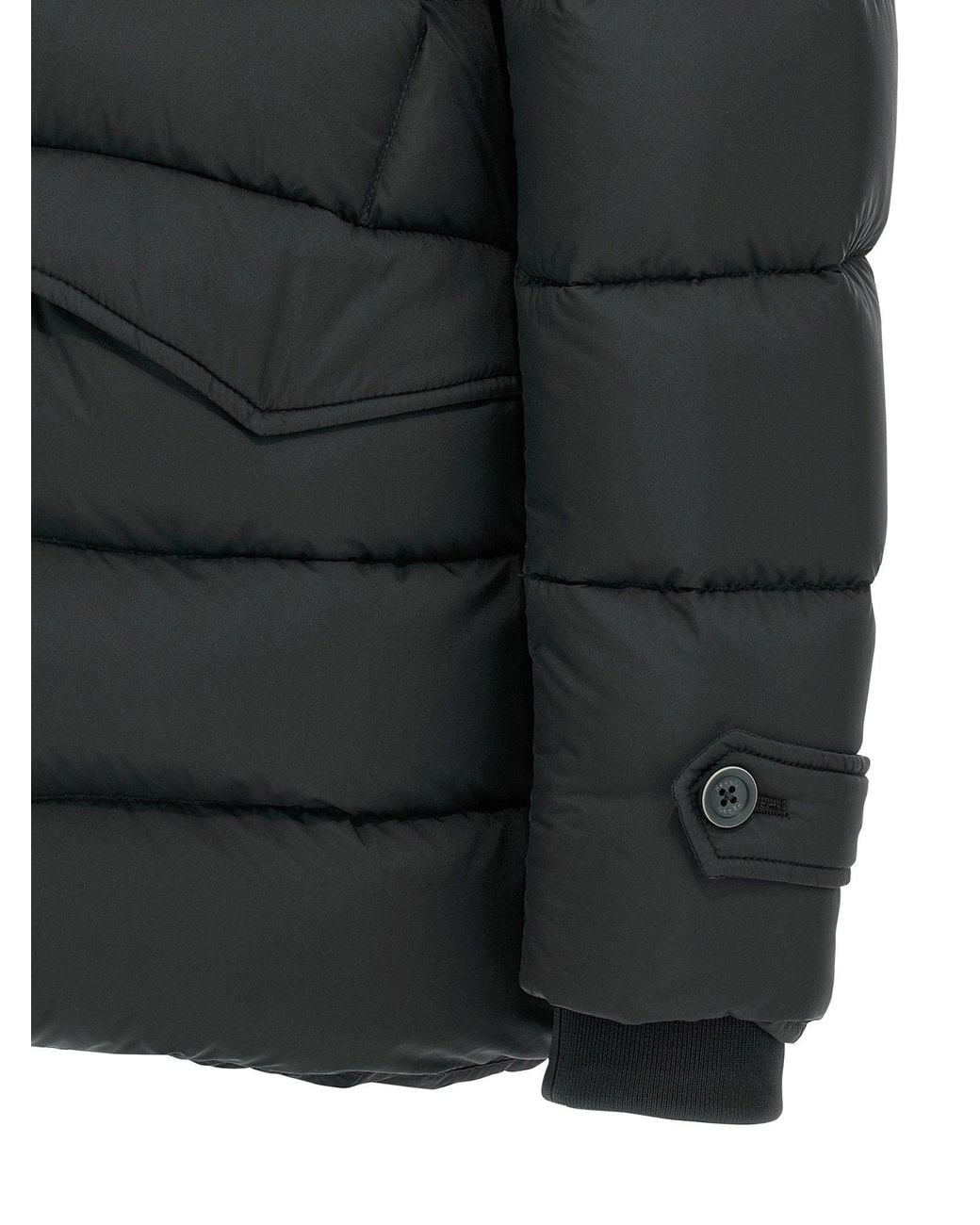 Herno L'Eskimo Down Jacket in Black for Men | Lyst