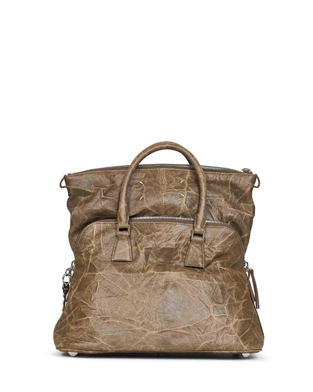 Maison Margiela Brown 5Ac Soft Medium Handbag