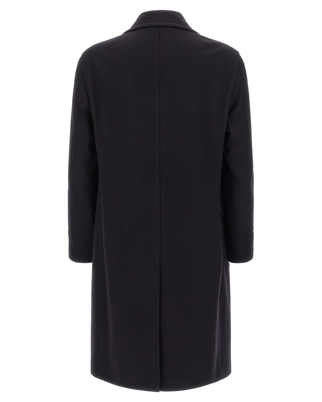 Tagliatore Black 'Sherry' Coat for men